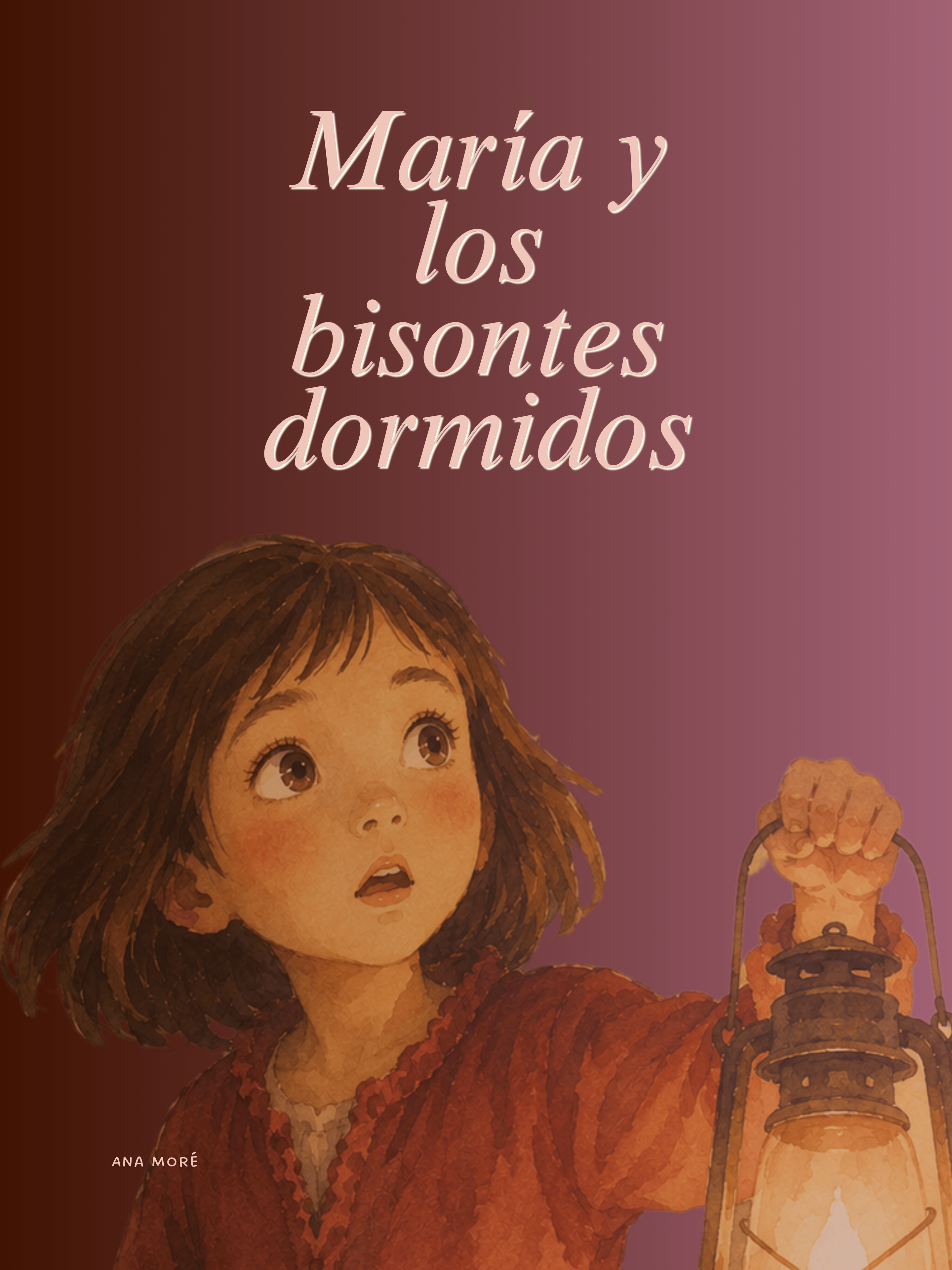 Detalle del universo visual de Maria y los bisontes dormidos